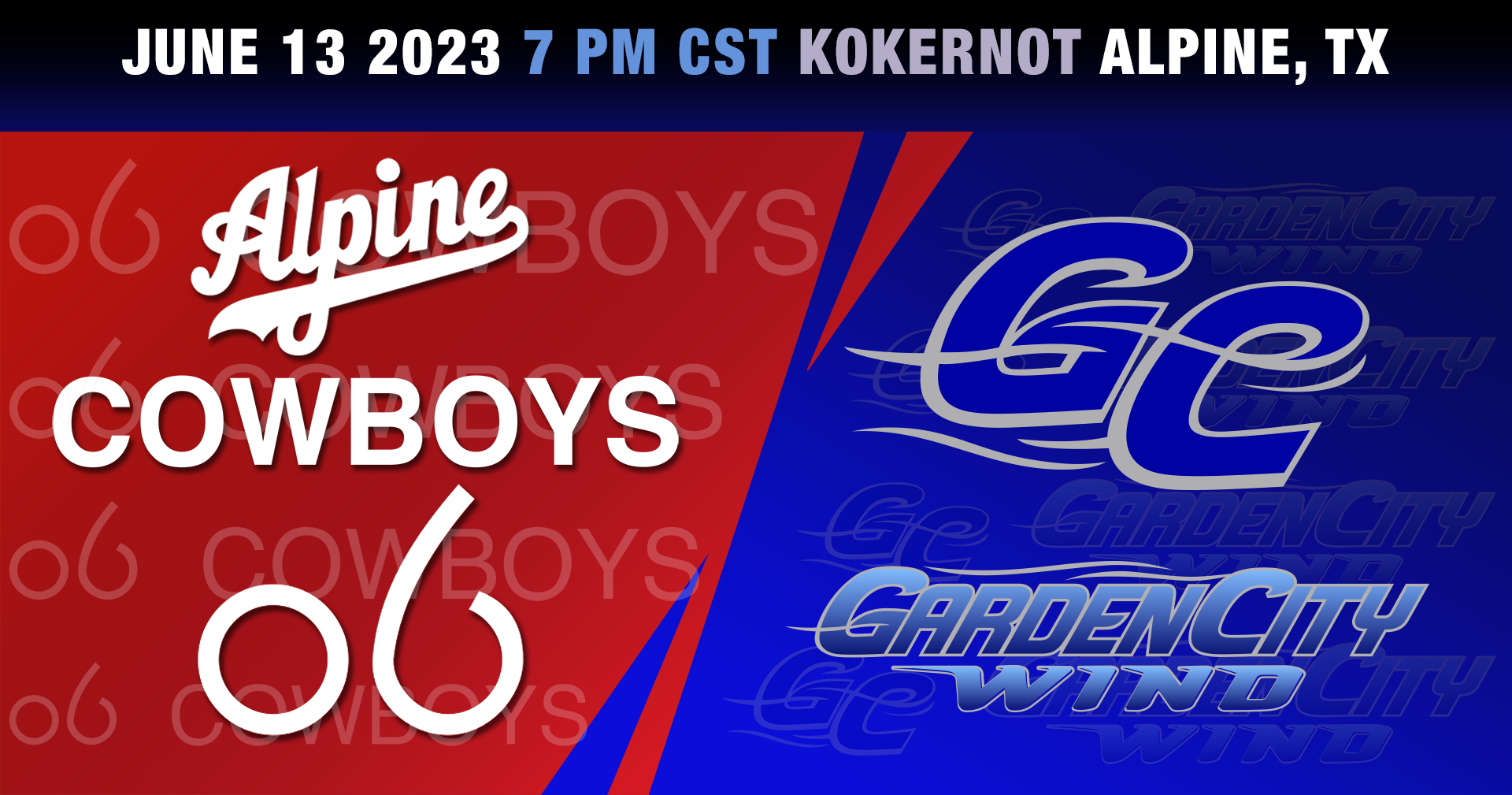 to Alpine Cowboys Professional Baseball Team!