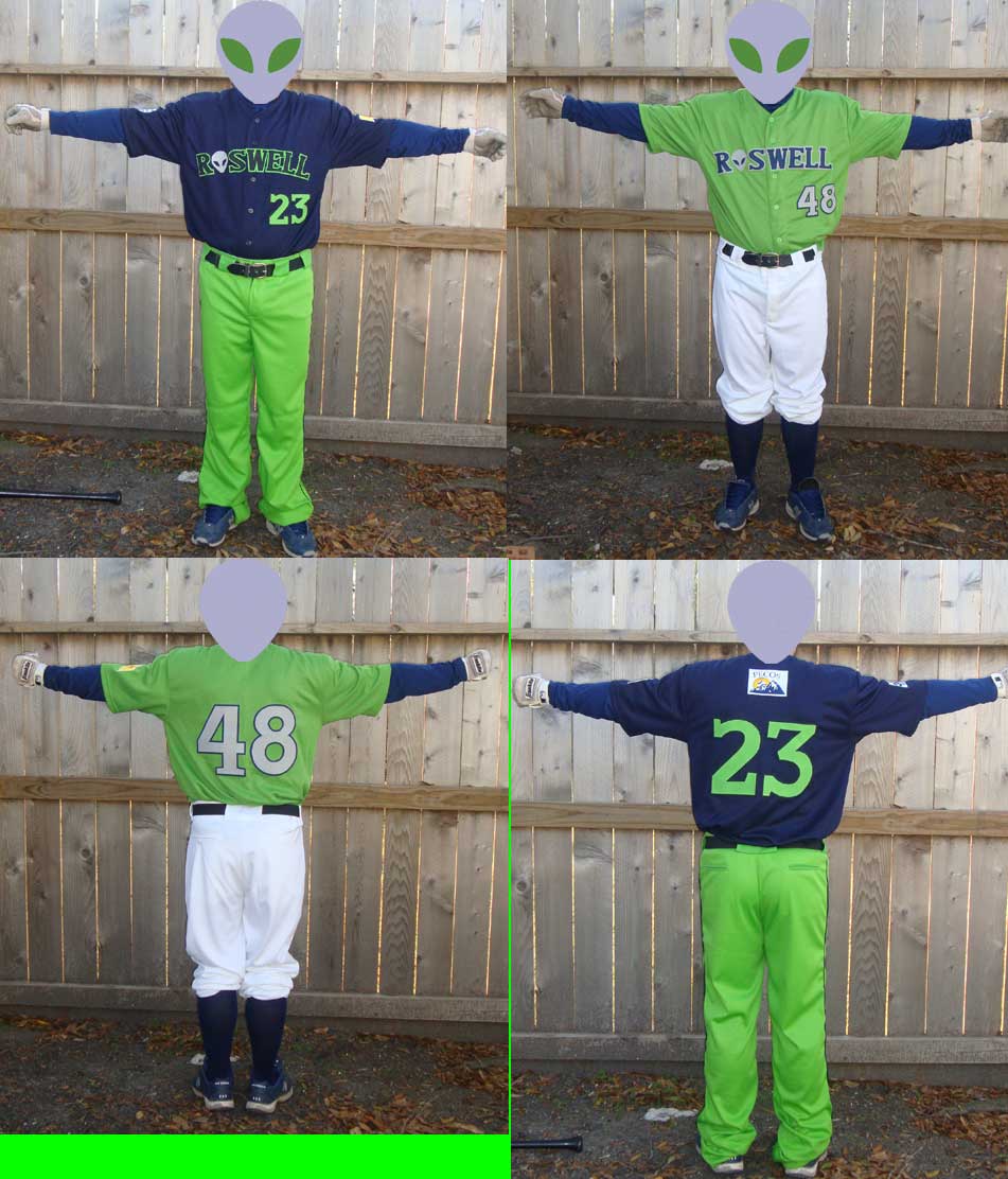 lime green baseball jersey