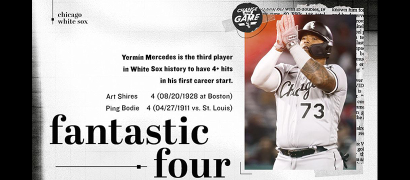 Chicago White Sox Yermin Mercedes has historic 5-for-5 night in first start