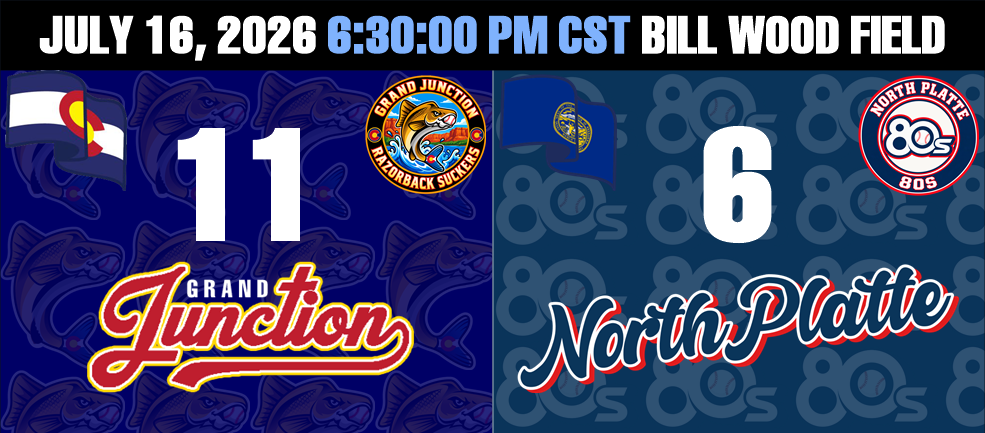 The Grand Junction Razorback Suckers top the North Platte 80s 11-6