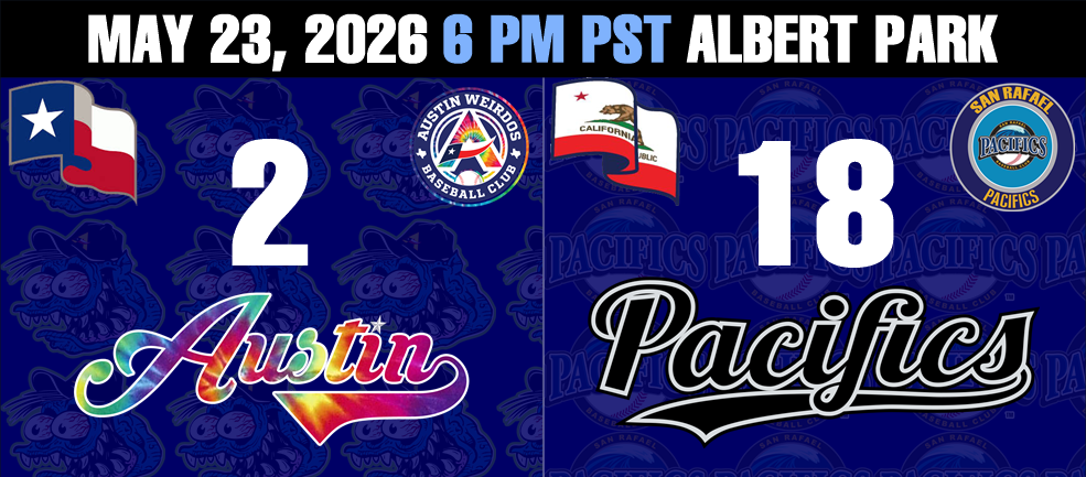 San Rafael Pacifics roll past Austin Weirdos 18-2