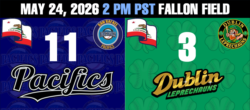 San Rafael Pacifics defeat Dublin Leprechauns 11-3