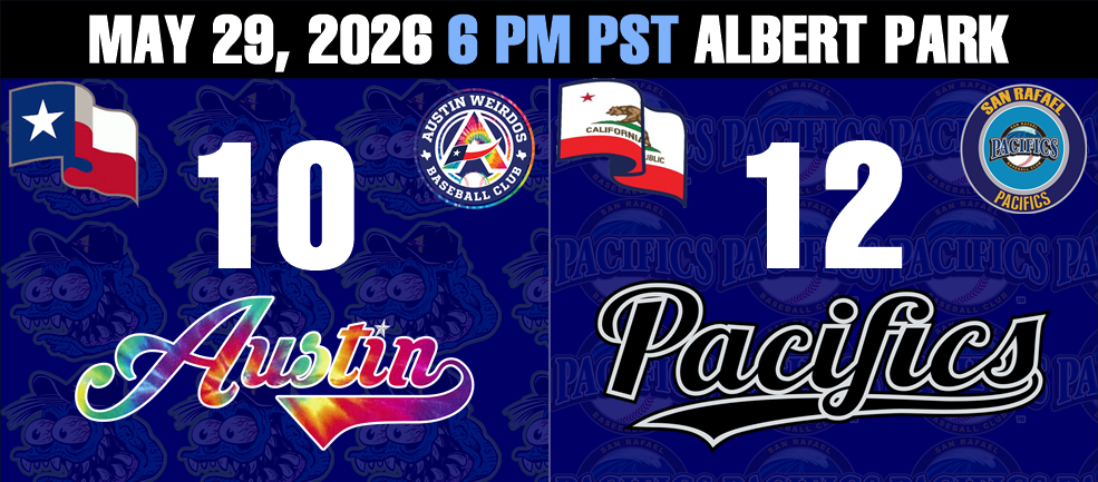 San Rafael Pacifics Outlast Austin Weirdos 12-10