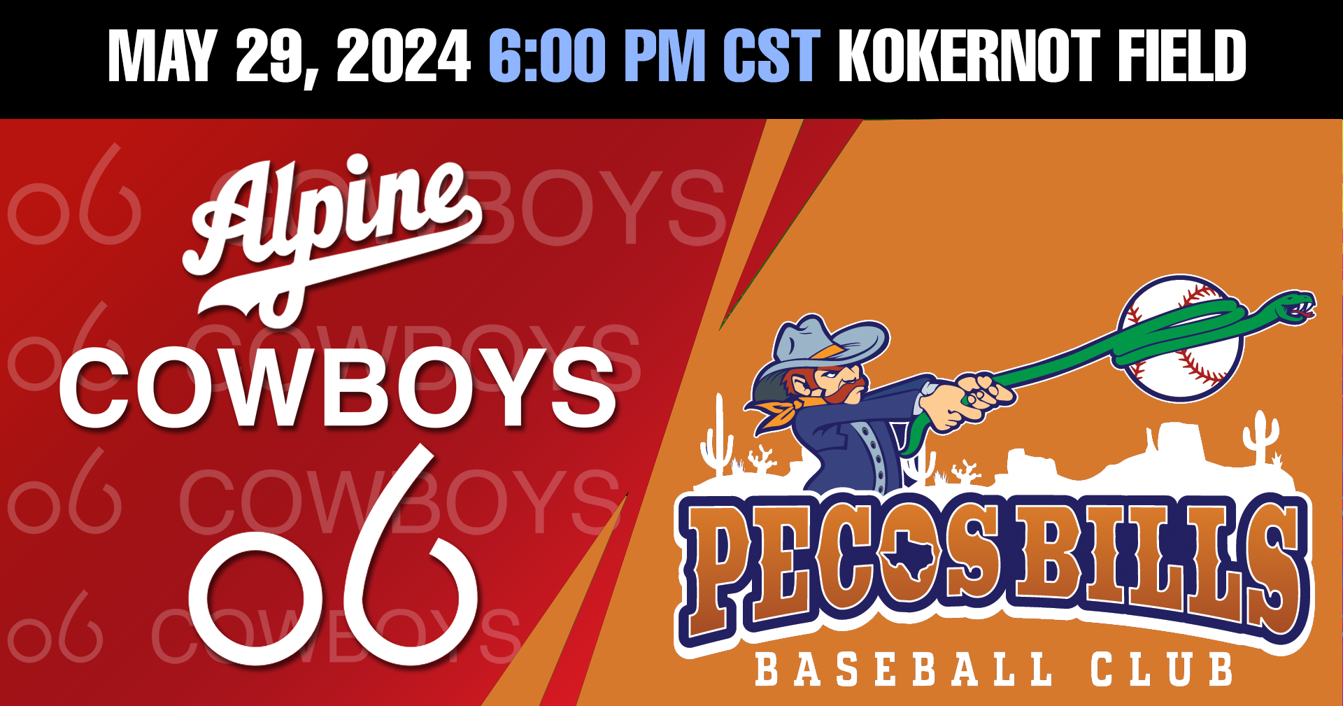 to the Pecos League of Professional Baseball Clubs! Pecos Baseball!
