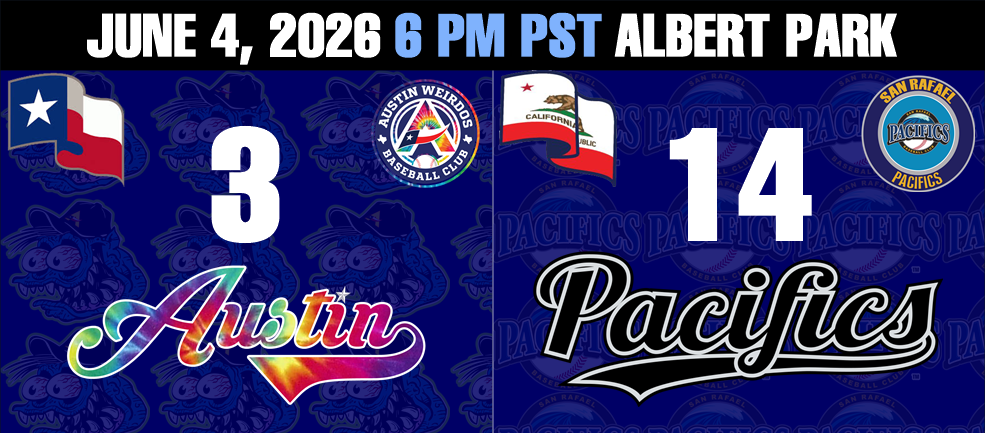 San Rafael Pacifics 14 Austin Weirdos 3
