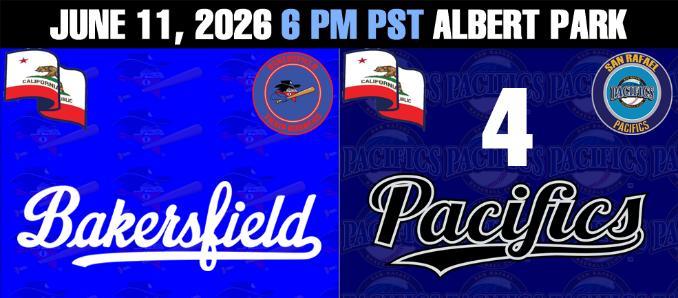 San Rafael Pacifics 4  Bakersfield Train Robbers 0