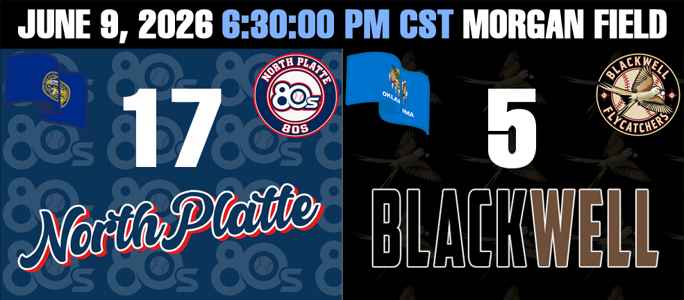 North Platte 80s defeated the Blackwell Flycatchers 17-5