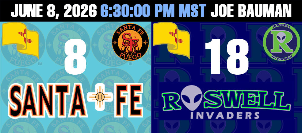 Roswell Invaders 18, Santa Fe Fuego 8