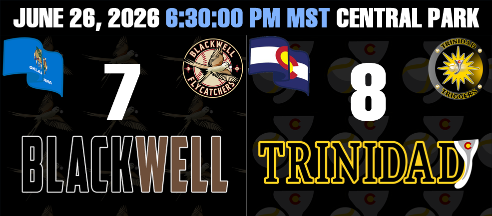 The Trinidad Triggers top the Blackwell FlyCatchers 8-7