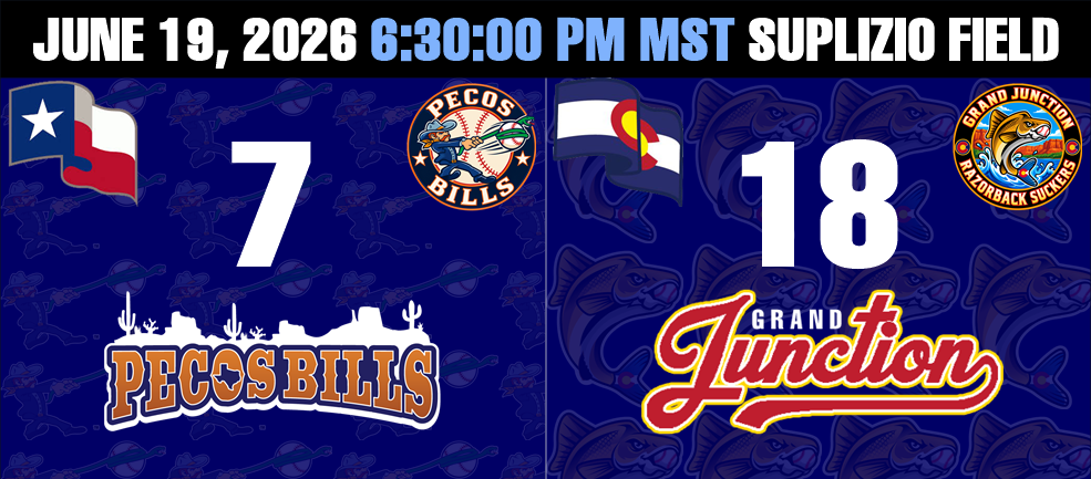 Grand Junction Razorback Suckers win big over Pecos Bills on Friday Night in Colorado