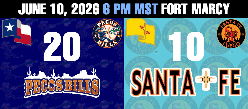 Pecos Bills 20  Santa Fe Fuego 10